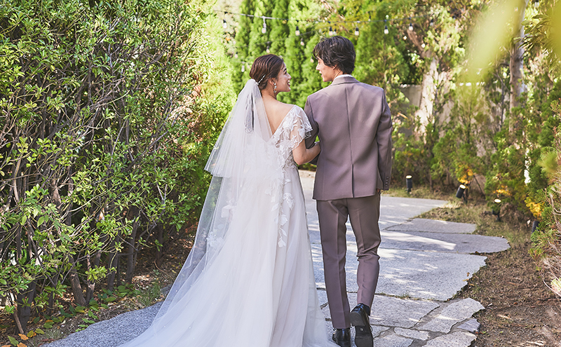 挙式後、祝福の時間